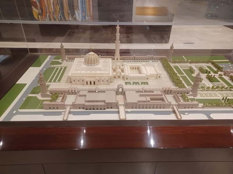 a model of a mosque at the museum of the frankincense land salalah oman