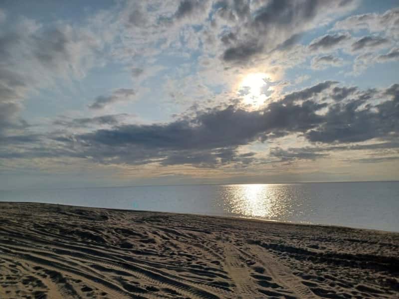 a beach on the arctic ocean in Utqiagvik alaska usa