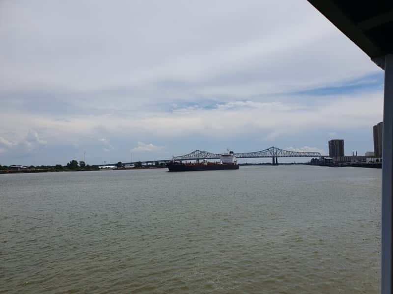 lake pontchartrain viewed from new orleans louisiana