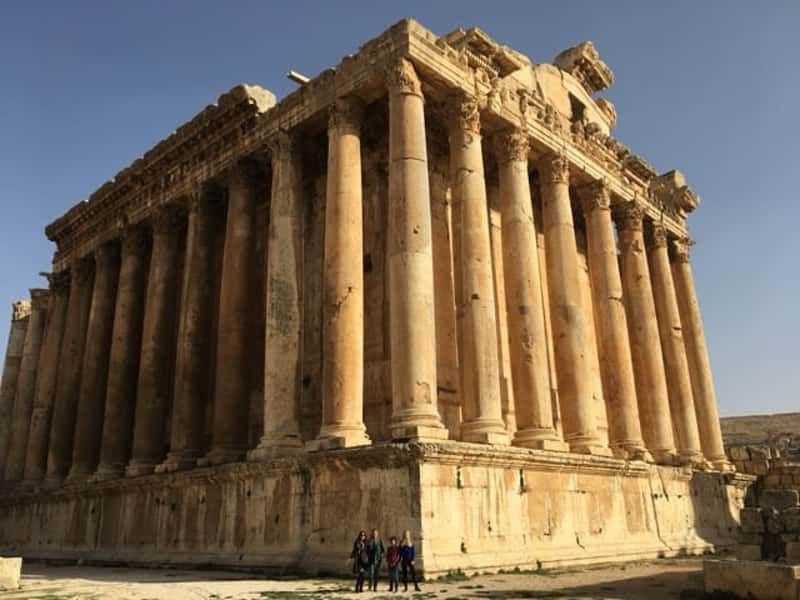 Temple of Bacchus in Baalbek, Lebanon