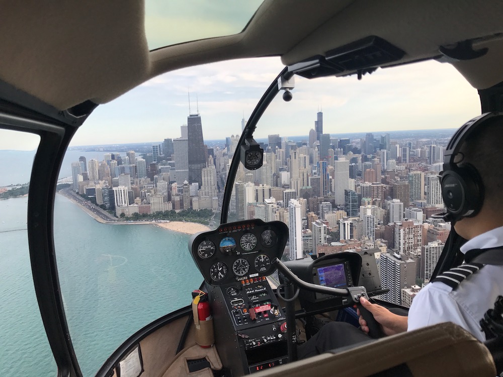 Chicago helicopter