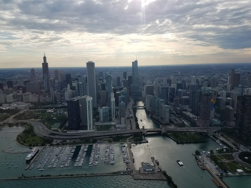 This is the Chicago skyline money shot with a helicopter tour.&nbsp;