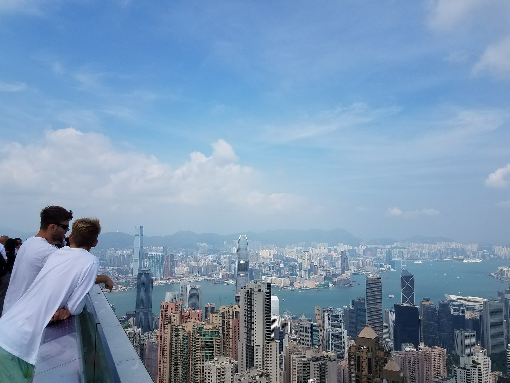 The view is next level at Sky Terrace, The Peak Hong Kong