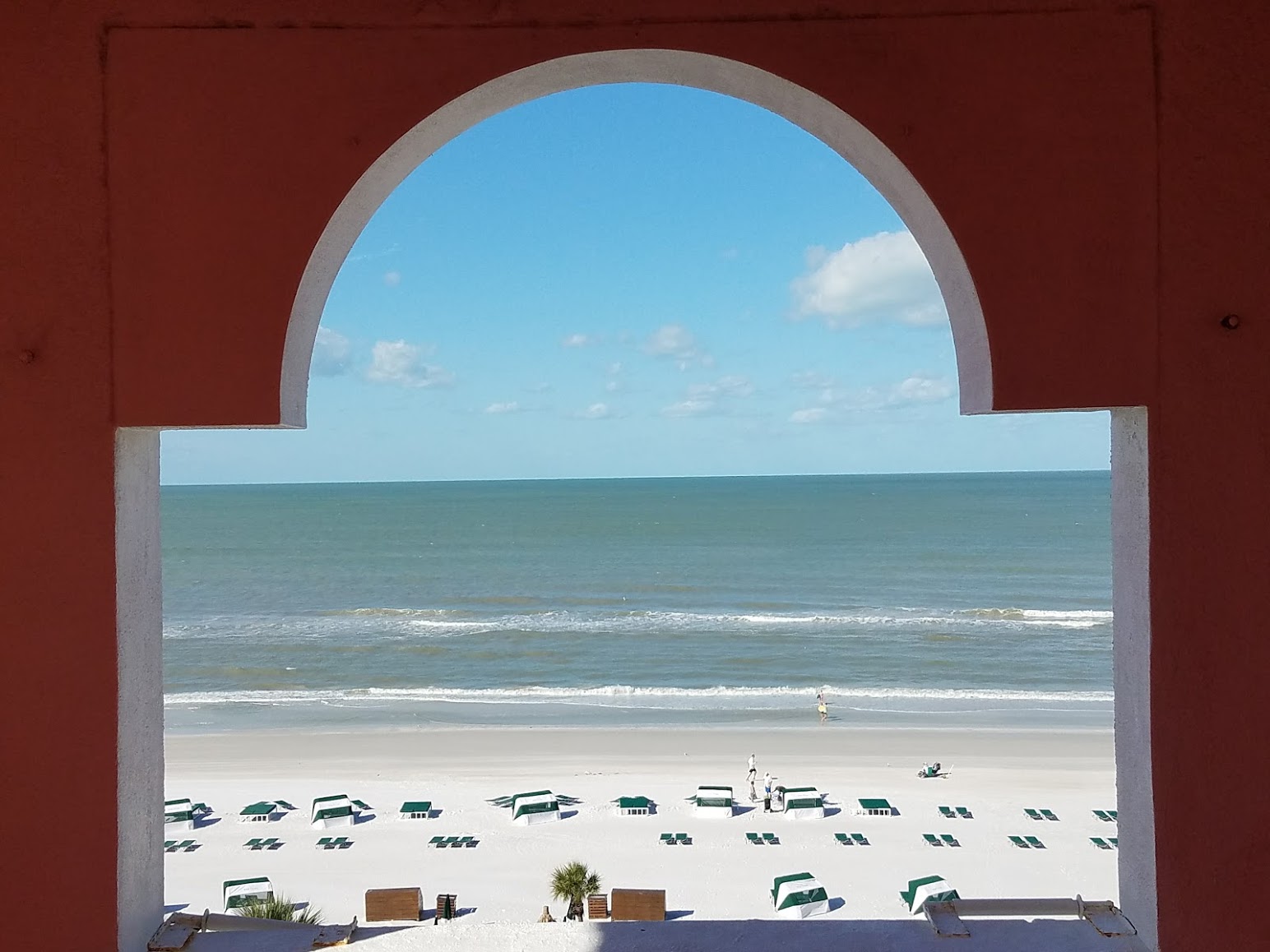 View of beach from Don Cesar.&nbsp;