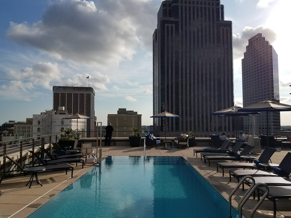 The rooftop pool.&nbsp;