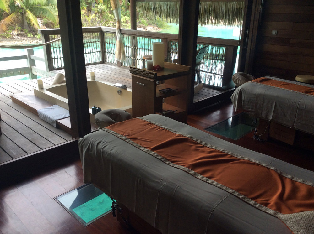 The spa at Four Seasons Bora Bora was amazing.&nbsp;