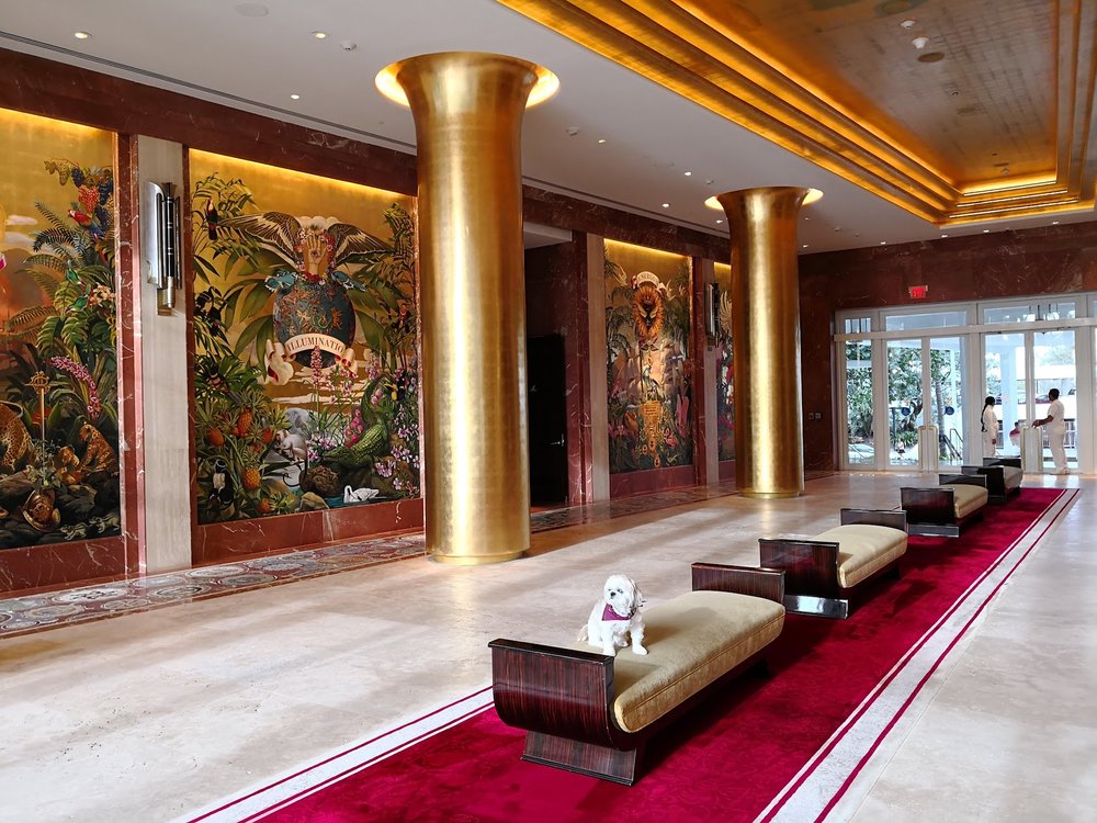 The grand, stately Faena lobby with JetsetRuby .