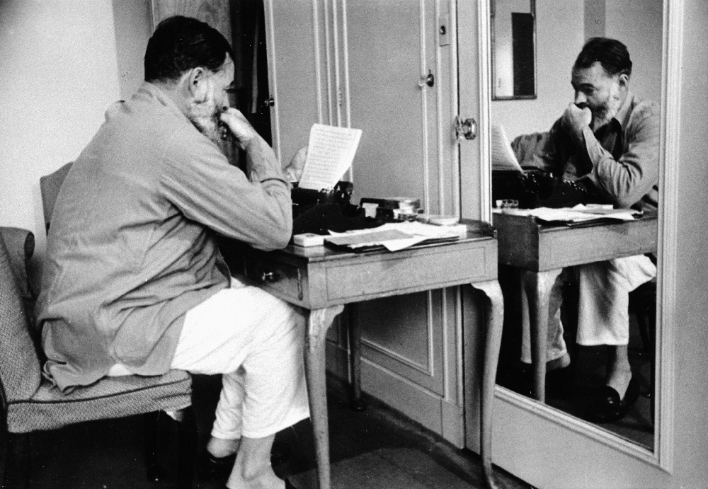 Ernest Hemingway. Photo: JFK Library