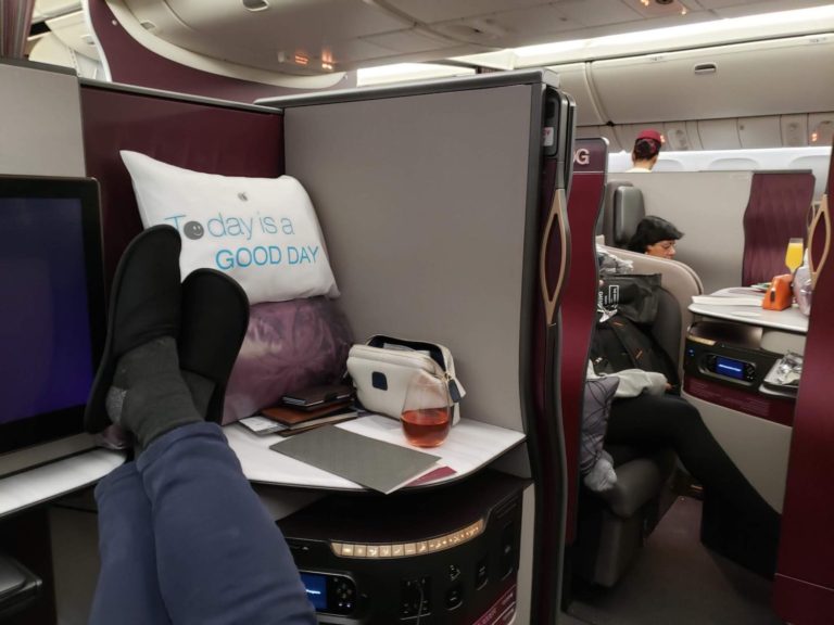 Qatar Airways Business Class Review — Q-Suite Is Wild