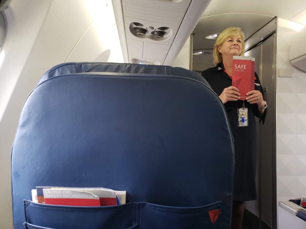Delta First-Class Flight Attendant