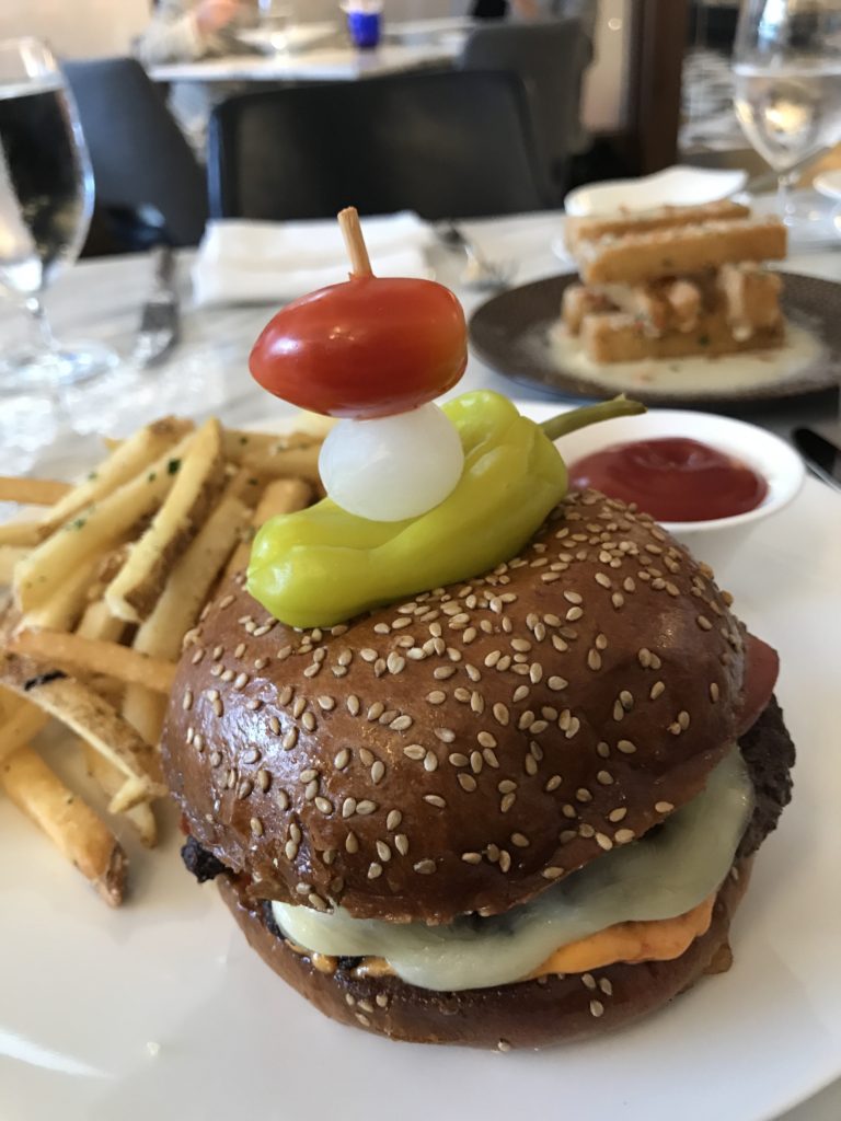 Burger at Torali Ritz-Carlton Chicago