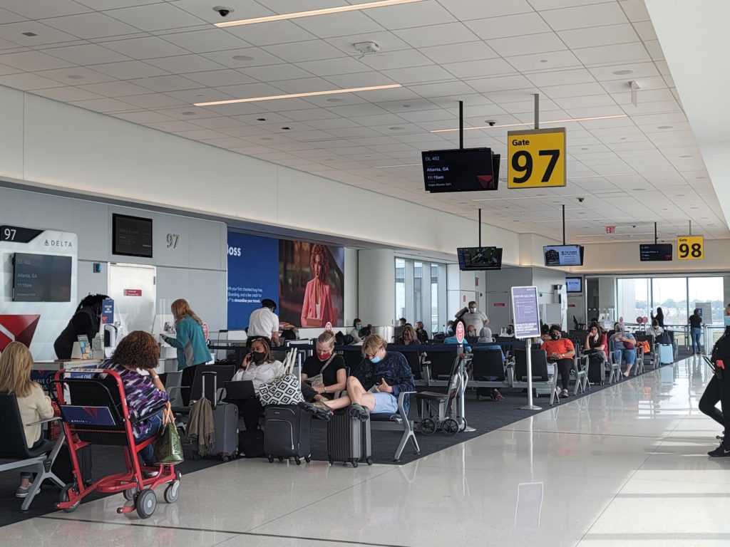 Delta LGA New Airport Waiting Area