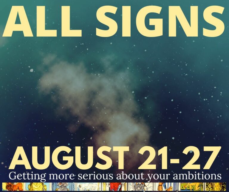 Your Weekly Tarot Horoscope For August 14-20 – All Zodiac Signs