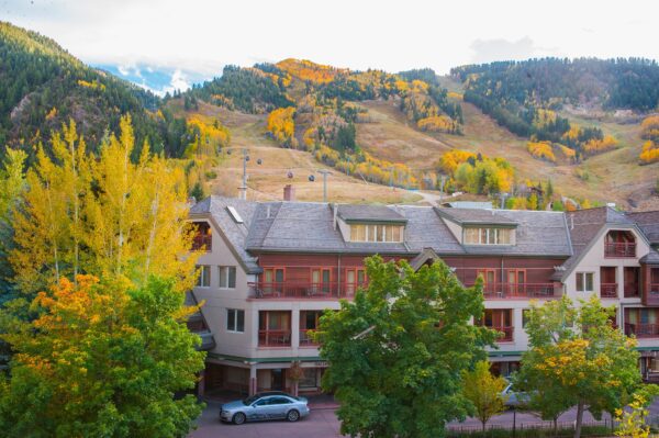 The Little Nell Resort in Aspen Colorado is a great place to experience fall foliage