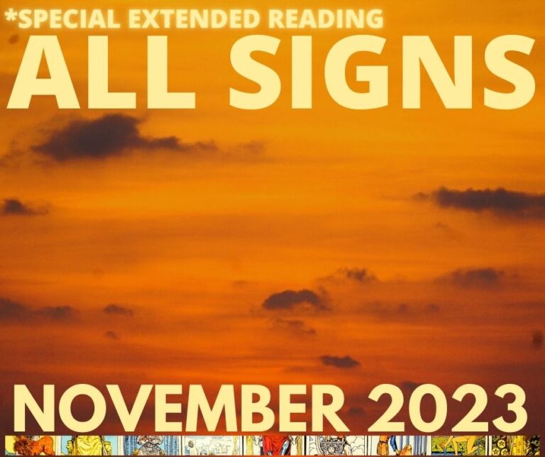 Your November 2023 Tarot Horoscope Reading Forecasts