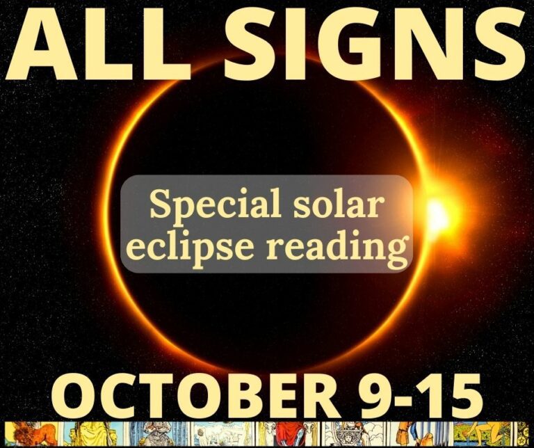 Tarot Horoscope For Tomorrow’s New Moon Solar Eclipse