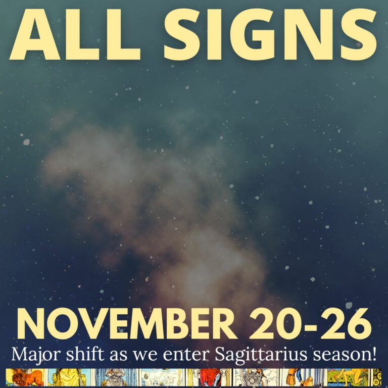 Your Weekly Tarot Horoscope Forecast For November 20-26