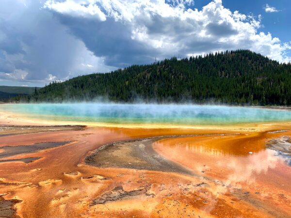 The Grand Prismatic in Yellowstone National Park